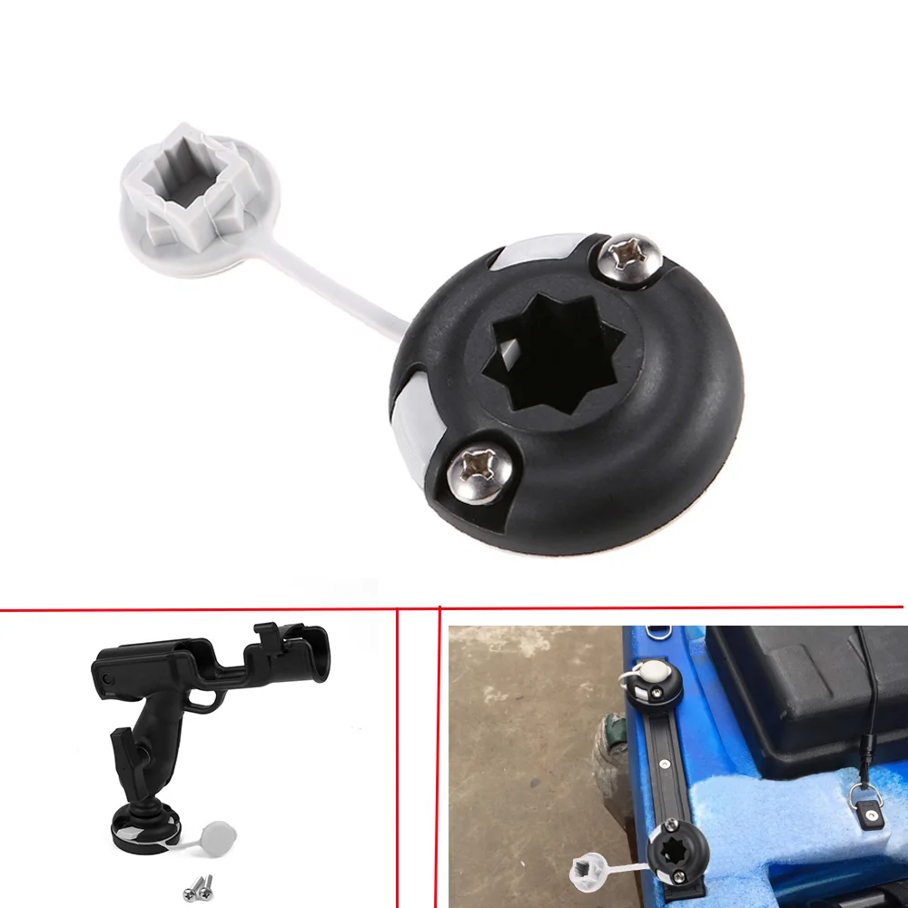 Fishing Kayak Rod Holder - Base de montaje en estrella para