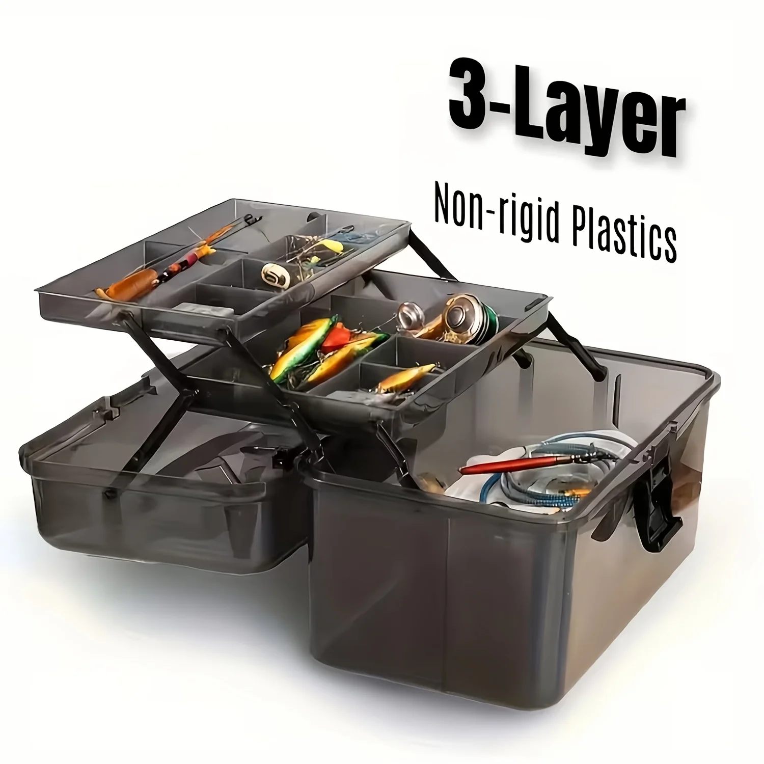 Caja de Pesca Resistente de PE - Fishing Kayak Crate reseña y precio