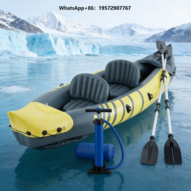Kayak Inflable Doble para Pesc - Fishing Kayak Paddle reseña y precio