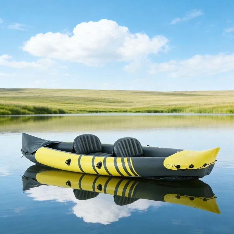 Kayak Inflable Doble para Pesc - Fishing Kayak Paddle reseña y precio