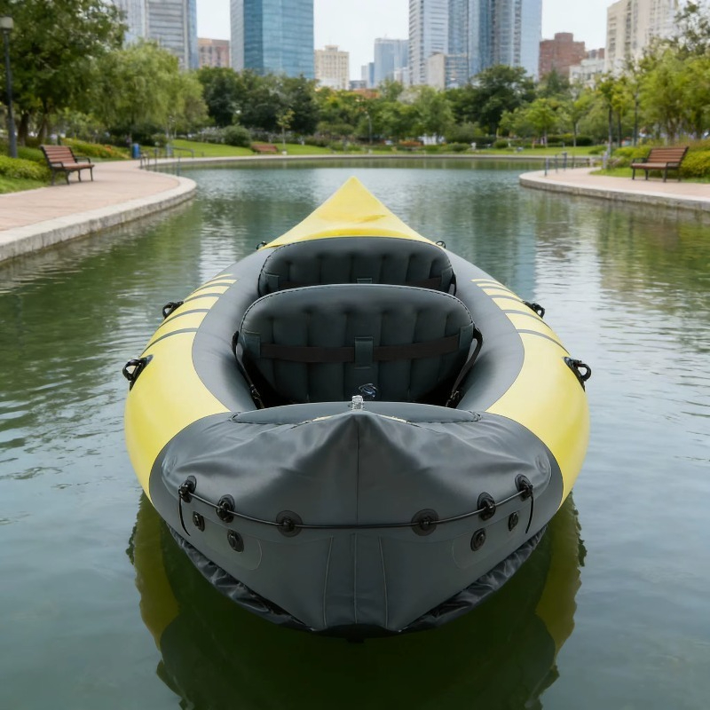 Kayak Inflable Doble para Pesc - Fishing Kayak Paddle reseña y precio
