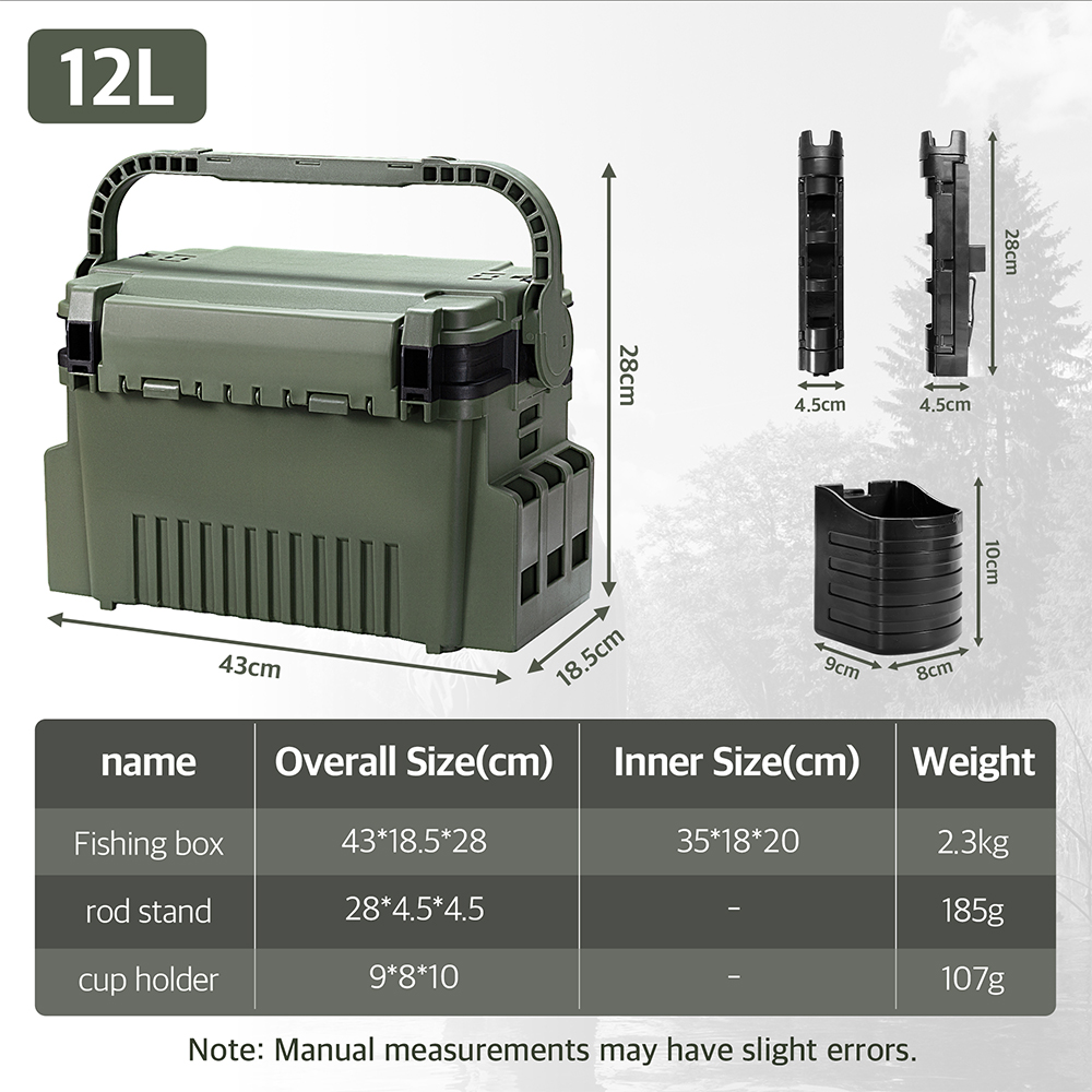 Hunthouse Caja de Pesca Grande - Fishing Kayak Crate reseña y precio