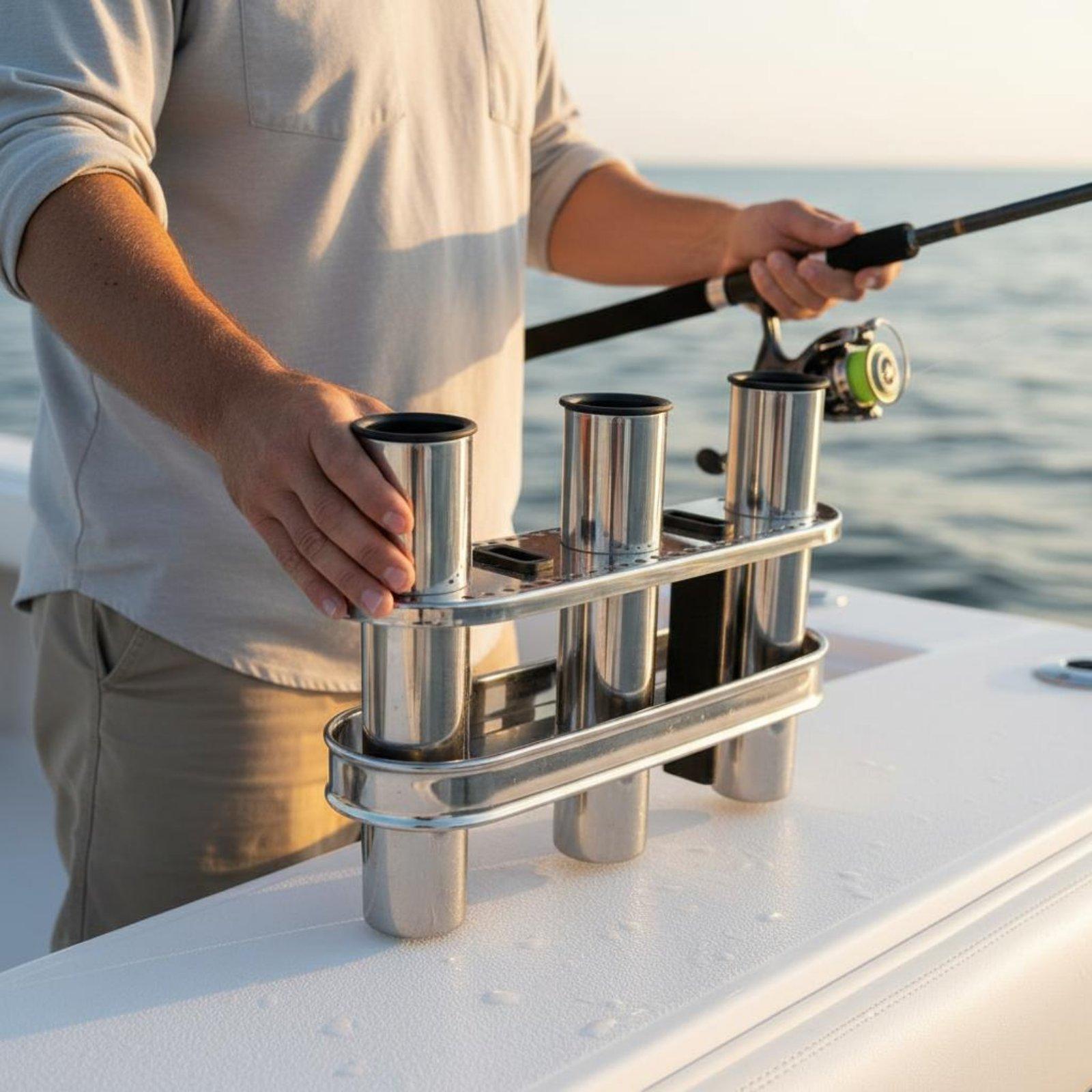 Soporte Impermeable de Acero I - Fishing Kayak Rod Holder reseña y precio